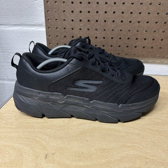 Skechers Men's Max Cushioning Premier Paragon Sneaker Black Size 12.5 220078 - Picture 1 of 9